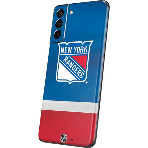 NHL New York Rangers Jersey Galaxy S21 Plus 5G Skin